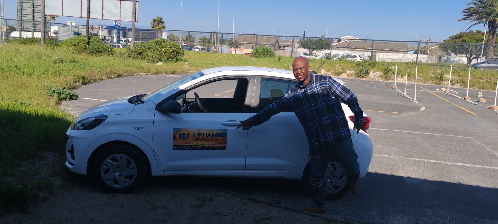 Sizisa Ukhanyo Driving Academy branded Code 8 training car